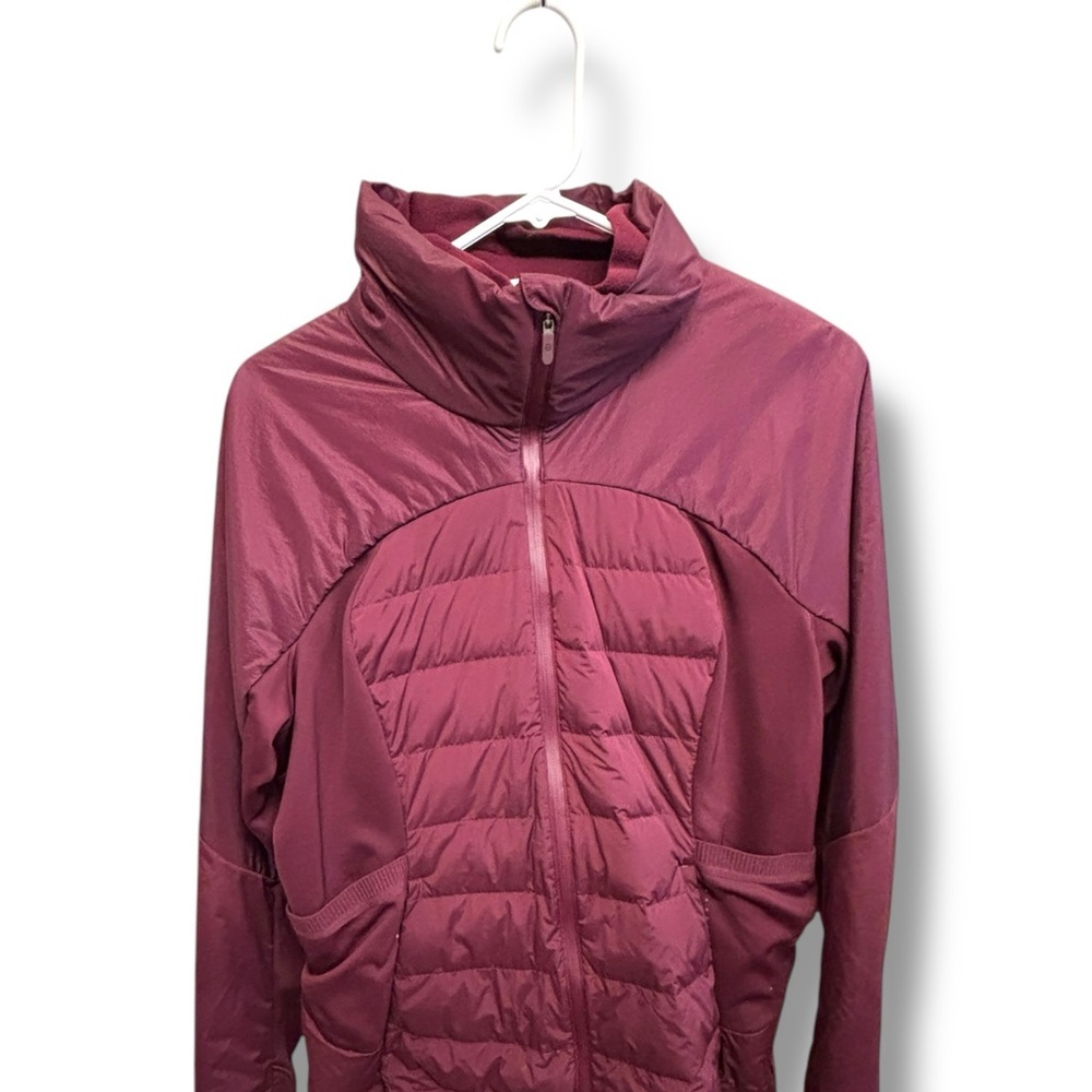 Lululemon Down For It All Jacket (Cassis) - Size 14 - Picture 11 of 13